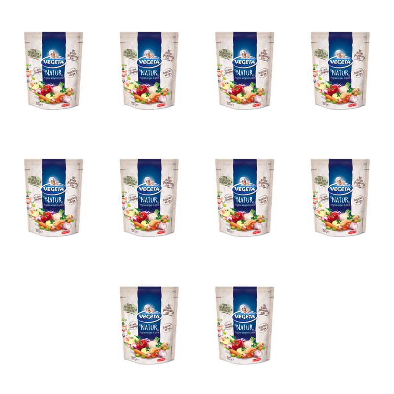 Vegeta Natur - Mieszanka Przyprawa Warzywna Bez Glutaminianu Sodu 300g X10